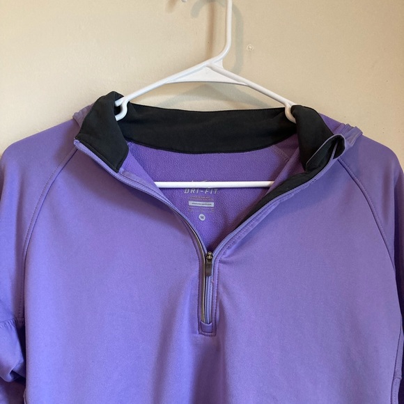Women’s Purple Nike Dri Fit Sweatshirt Medium - Picture 5 of 8